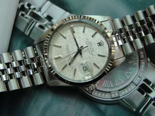 ROLEX 16014 CIRCA 1982 OYSTER PERPETUAL SILVE DIAL QUICKSET SERVICED 
