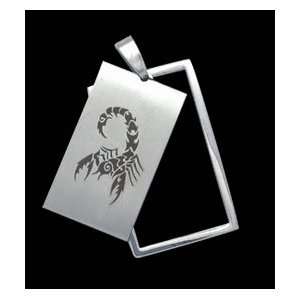  STAINLESS STEEL PENDANT WITH SCORPION DESIGN Jewelry