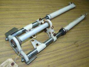 1977 PEUGEOT MOPED 50 FRONT FORKS & TRIPLE CLAMP  