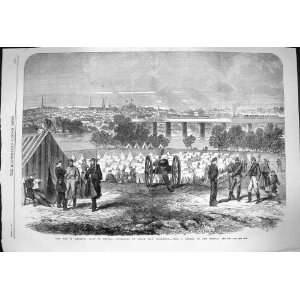   1864 War America Camp Federal Prisoners Richmond Belle