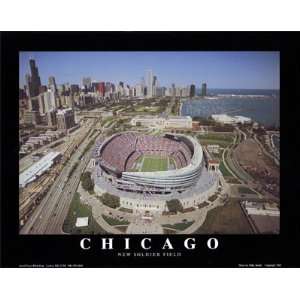  Chicago, Illinois   New Soldier Field   Poster by Mike 
