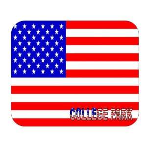  US Flag   College Park, Maryland (MD) Mouse Pad 