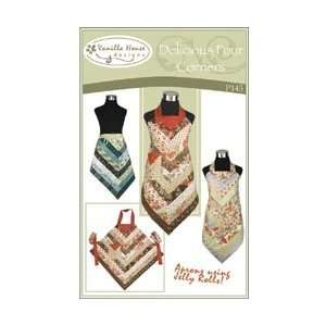    Delicious Four Corners Apron; 2 Items/Order Arts, Crafts & Sewing