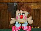1985 VINTAGE PILLOW PEOPLE PLUSH DOLL BIG FOOT STEPS FOOTSTEPS 8 TALL
