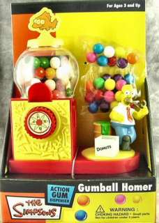 The Simpsons Gumball Bank Homer Simpson Candy Dispenser  