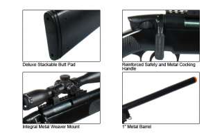 UTG Master Sniper Airsoft Rifle Gun soft m324s b Black  