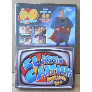 Classic Cartoons: Volumes 1 & 2   60 Cartoons   DVD   Cartoons inclide 