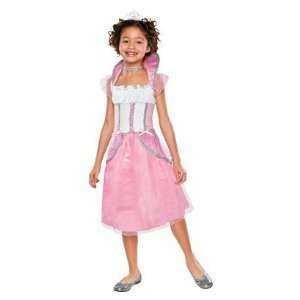  Girls Pretty In Pink Princess Costume Size Medium: Toys 