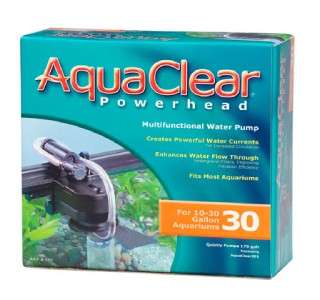 AquaClear 301 Aquarium Powerhead Water Pump 30 Gal A586  