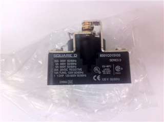 Square D 8501C015V20 120V Power Relay  