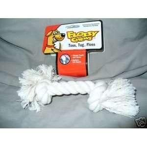  9 INCH ROPE BONE TOYS 2 knot DOG PUPPY TOY