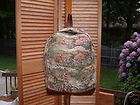 WESTERN RANCH MOTIF BACKPACK   TAPESTRY AND LEATHER