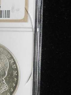 1897 S Silver Morgan Dollar NGC MS 64   Crack on Slab    