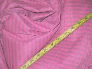 100% SILK Taffeta Apparel Drapery fabric Pink Stripe  