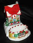 RARE M&Ms BAKERY CHRISTMAS LIGHTED HOUSE CANDY DISH