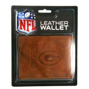  NFL Embossed Leather Wallet   Green Bay Packers 