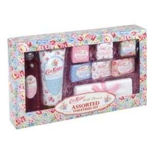 Cath Kidston Wild Flowers Deluxe Assorted Toiletries Set for the bath 