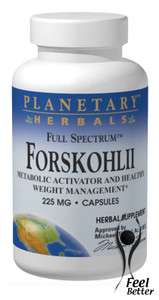   Herbals Coleus Forskohlii / Forskolin   Full Spectrum Extract 130mgx60