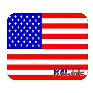  US Flag   Racine, Wisconsin (WI) Mouse Pad Everything 