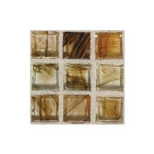   Gloss Warm Sunset Brown/Tan Glass Tile VA895858PM1P