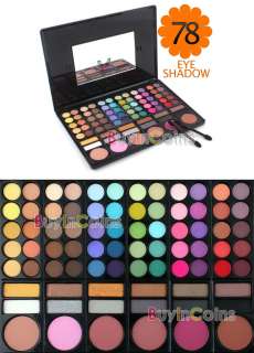 New Pro 78 Color Makeup Eyeshadow Palette Eye Shadow #1  