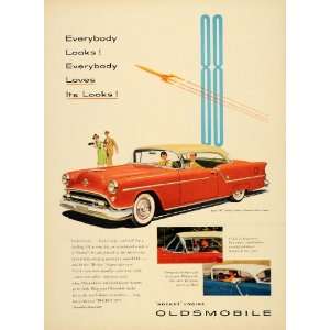  1954 Ad Oldsmobile Super 88 Holiday Coupe Rocket GM 