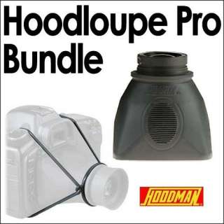  Hoodman HLPP3 Hoodloupe Pro for 3 Inch LCD Bundle With 