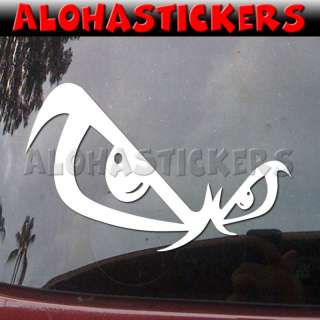 NO FEAR ANGRY EVIL EYES Vinyl Decal Moped Sticker A32  