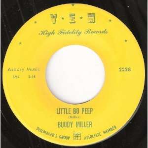  little bo peep 45 rpm single BUDDY MILLER Music