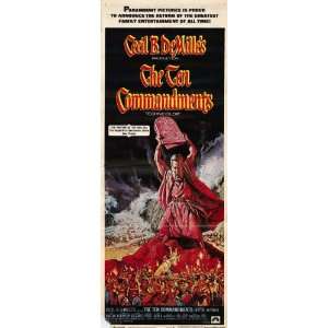  The Ten Commandments Movie Poster (14 x 36 Inches   36cm x 
