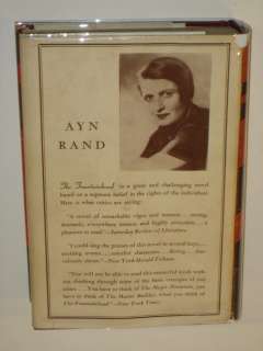 Ayn Rand THE FOUNTAINHEAD Bobbs Merrill 1943  