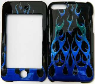 For Ipod Touch 2nd 3rd GEN HARD CASE COVER BLUE FIRE  