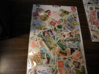 DEALER MASSIVE AMOUNT OF STAMPS SORTED INTO COUNTRIES UNCHECKED  