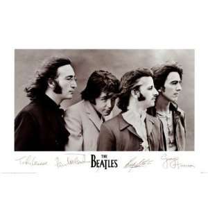  The Beatles 36x24 Wood Mounted Poster 