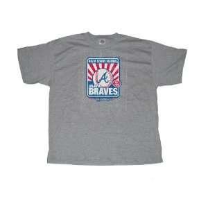 Stitches Athletic Gear Atlanta Braves Adult T Shirt:  