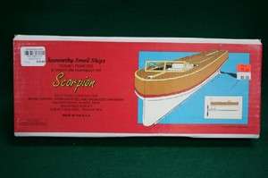 New Seaworthy Small Ships  SCORPIAN Wooden Boat kit  