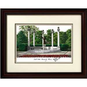 Ball State University Alma Mater Framed Lithograph  Sports 