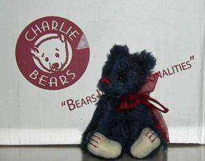 MINIMO BEARS/CHARLIE BEAR MIDNIGHT MOHAIR  