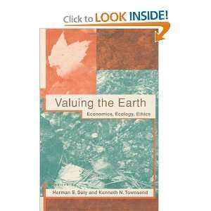 Valuing the Earth Economics Ecology Ethics2nd (second) edition 