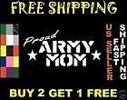 Proud US Army MOM Military Window Vinyl Decal Sticker