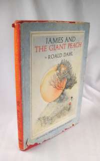 James and the Giant Peach by Roald Dahl~ True 1st Edition, 1st State 