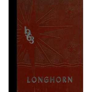  (Reprint) 1963 Yearbook Loop High School, Loop, Texas Loop 