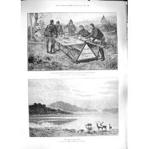   1889 LOOSHAI GOORKHAS DEER ISLAND LOCH LOMOND SCOTLAND