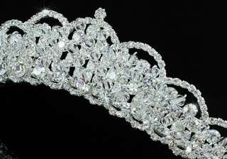 Bridal Wedding Sparkling Tiara use Swarovski Crystal AT1468  