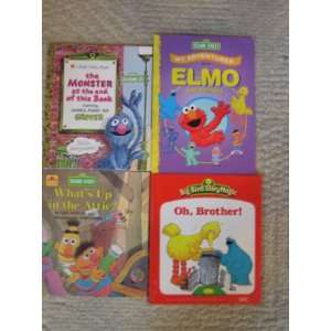 Street Set of 4 Little Golden Book The Monster at the end of this Book 