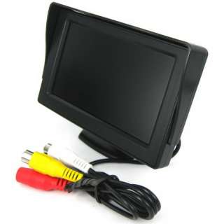 Color TFT LCD Car Reverse Rear View Color Monitor Camera DVD VCR 