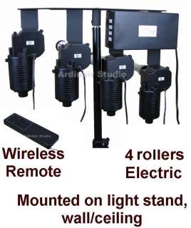 Roller Motorized Electric Background Support System  