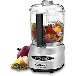   prep Plus Brushed Stainless Steel 4 cup Food Processor  Overstock
