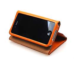 Fennec Apple iPhone 4/4S Brown Leather Stand Case  
