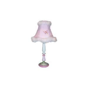  Pink Fluff Lamp   25 Tall